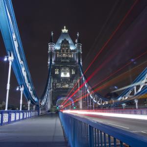 Tower Brigde light trails