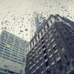 Rain in the city