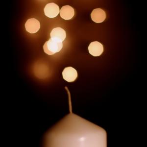 Bokeh Candle