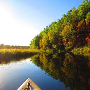 Kayaking on Glass