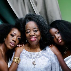 3 Generations of natural afro hair 