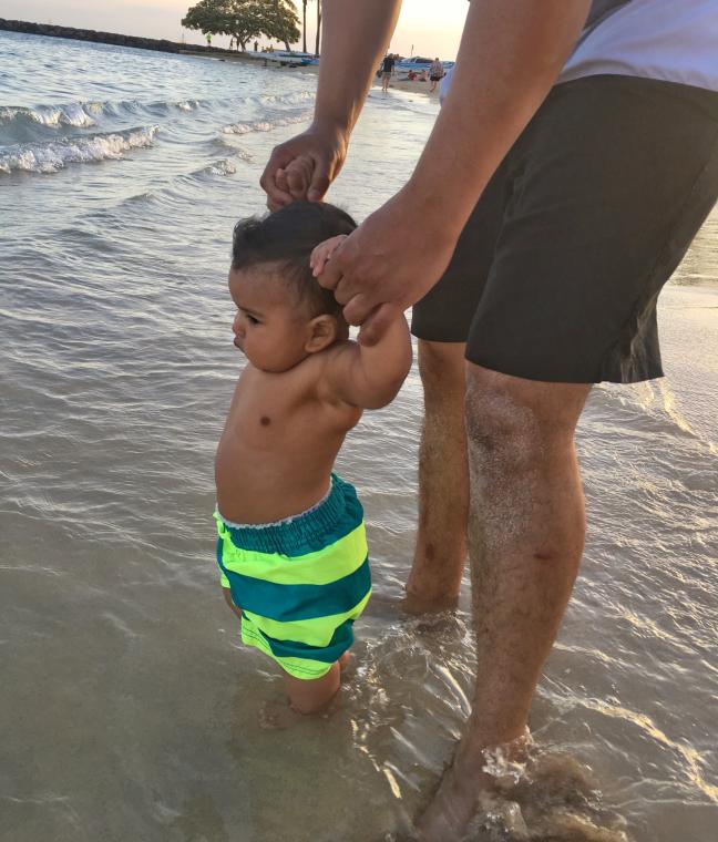 Leo on the Beach