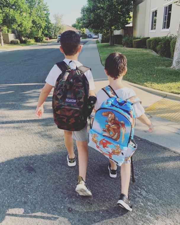 And just like that, they’re off to Kindergarten and Third Grade ❤️