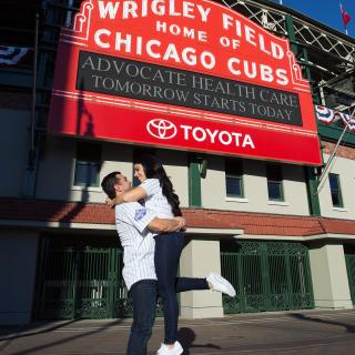 Wrigley Field Engagement Session