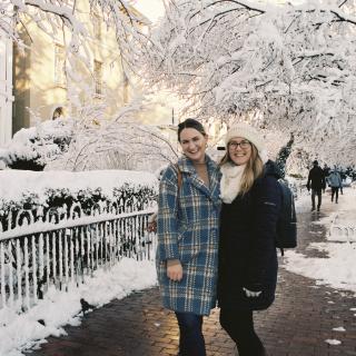 Friends in the Snow