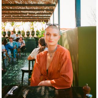 Rooftop dining in Marrakesh